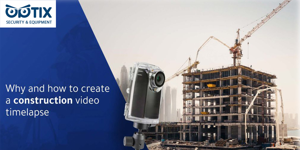 Brinno BCC300 time lapse camera recording high-rise construction project in Dubai