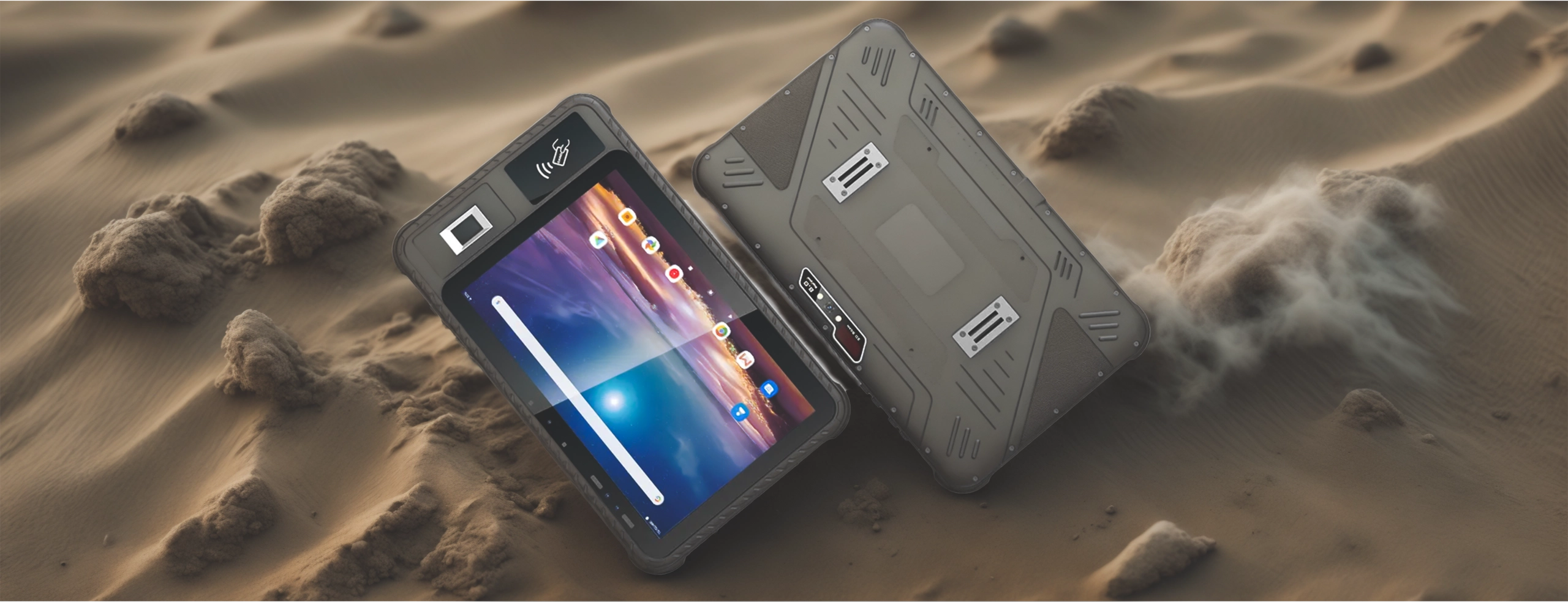 Brinno WT860 endüstriyel tablet; endüstriyel ve şantiye ortamları için tasarlanmıştır.